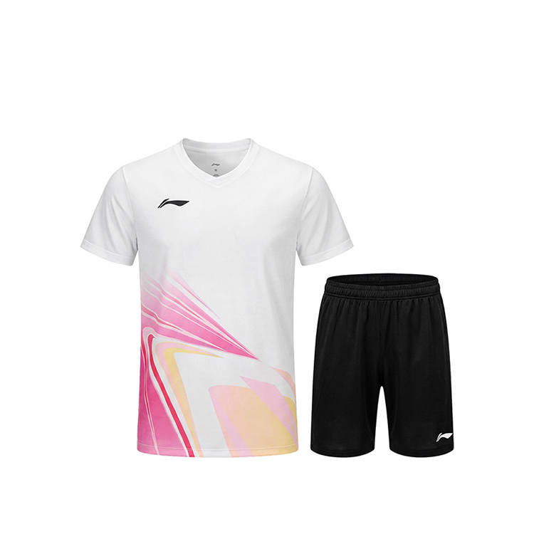 Li-Ning Li Ning Casual Sportswear Unisex V Neck Moderate