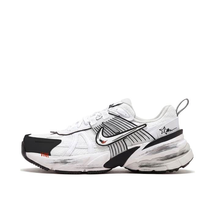Nike Nike V2K Run Running Shoes Women's Low Top Black, White, Gray