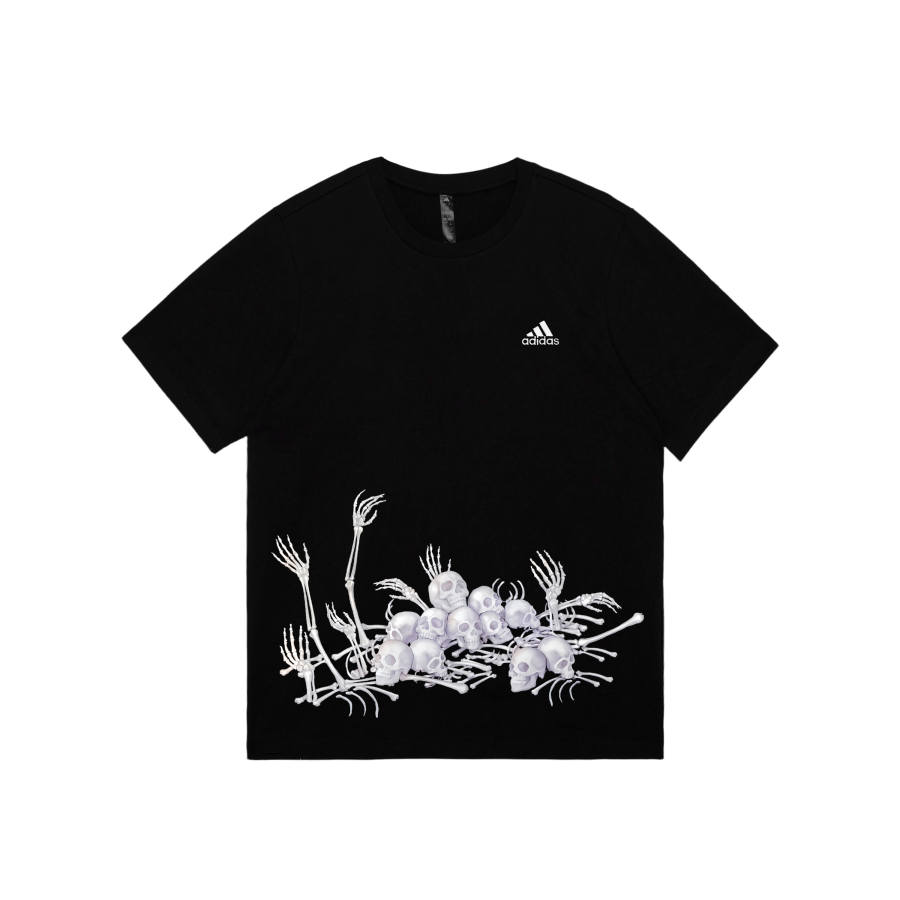 Adidas Adidas MUST HAVES T Shirts Unisex Black Crew Neck Moderate Straight Fit