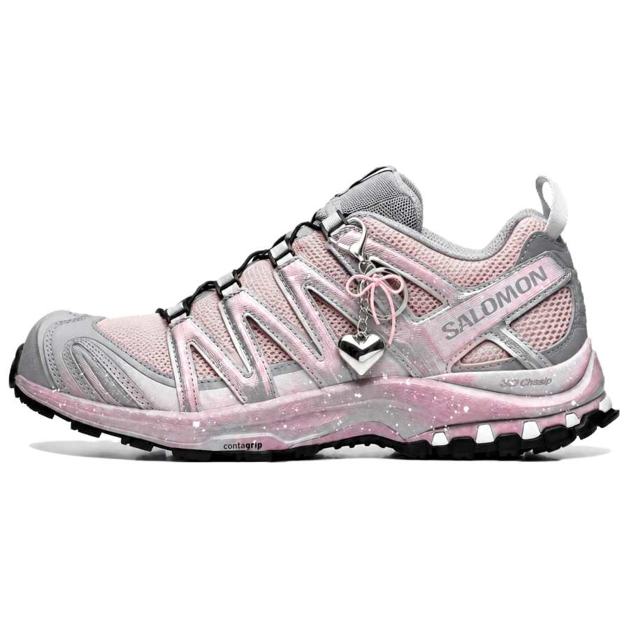 SALOMON XA PRO 3D Running Shoes Unisex Low Top Pink