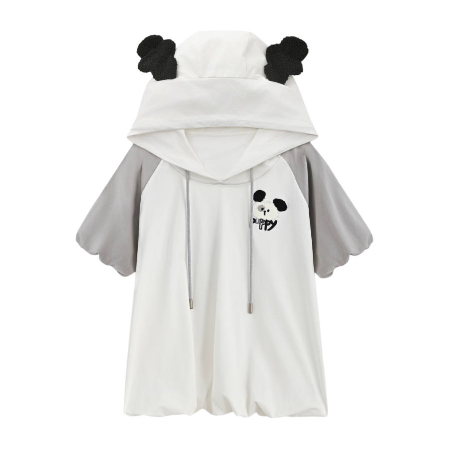 SNBL T Shirts Women's White Cooling/Antibacterial Hooded Non Detachable Moderate Straight Fit