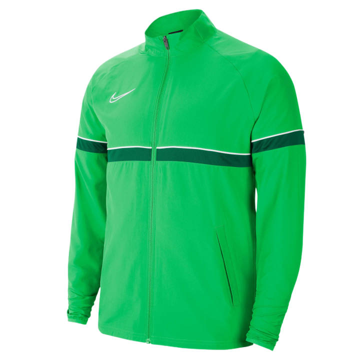 Nike Nike Jackets Men's Light Green/White/Pine Green/White Stand Collar Moderate