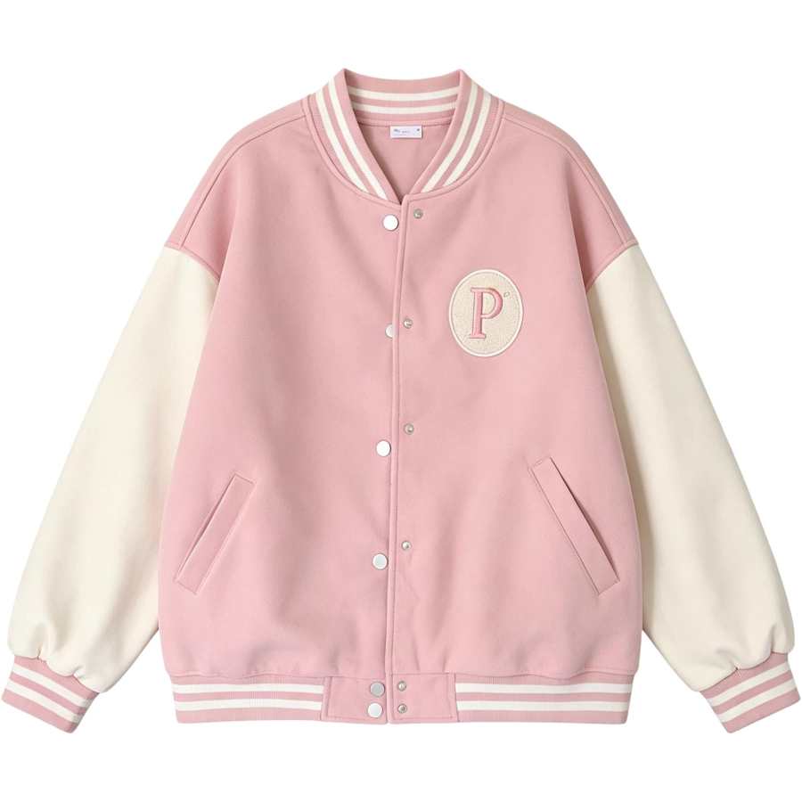 Sugarfunk Baseball Jerseys Women's Baseball Collar Moderate Straight Fit