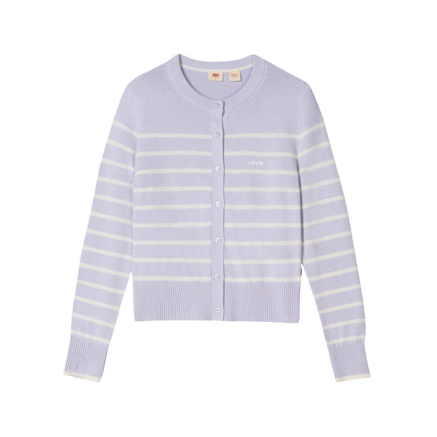 Levis Knitwear Women's Light Purple Crew Neck Moderate