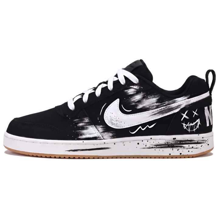Nike Nike Court Borough 2 Skateboard Shoes Men's Low Top Black White