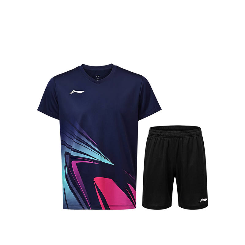 Li-Ning Li Ning Casual Sportswear Unisex V Neck Moderate
