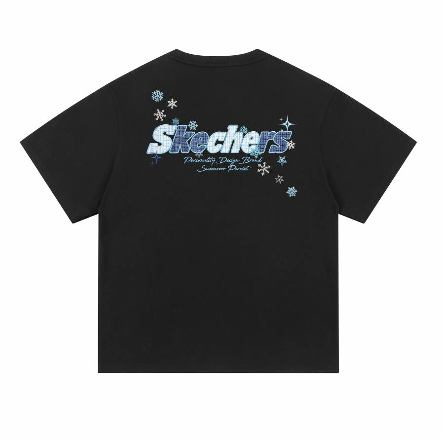 Skechers T Shirts Men's Crew Neck Moderate Straight Fit