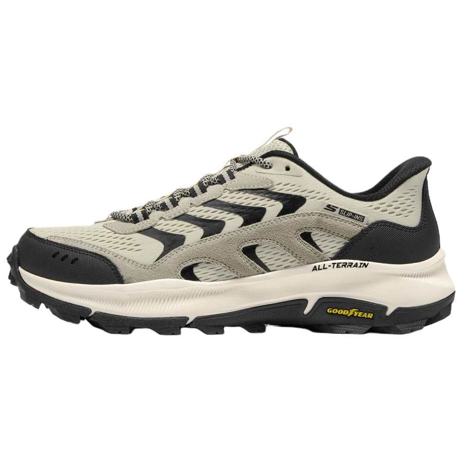 Skechers Slip Ins Mountaineering & Hiking Shoes Men's Low Top Brown Black