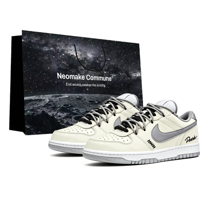 Nike Nike Big Skateboard Shoes Men's Low Top Ecru