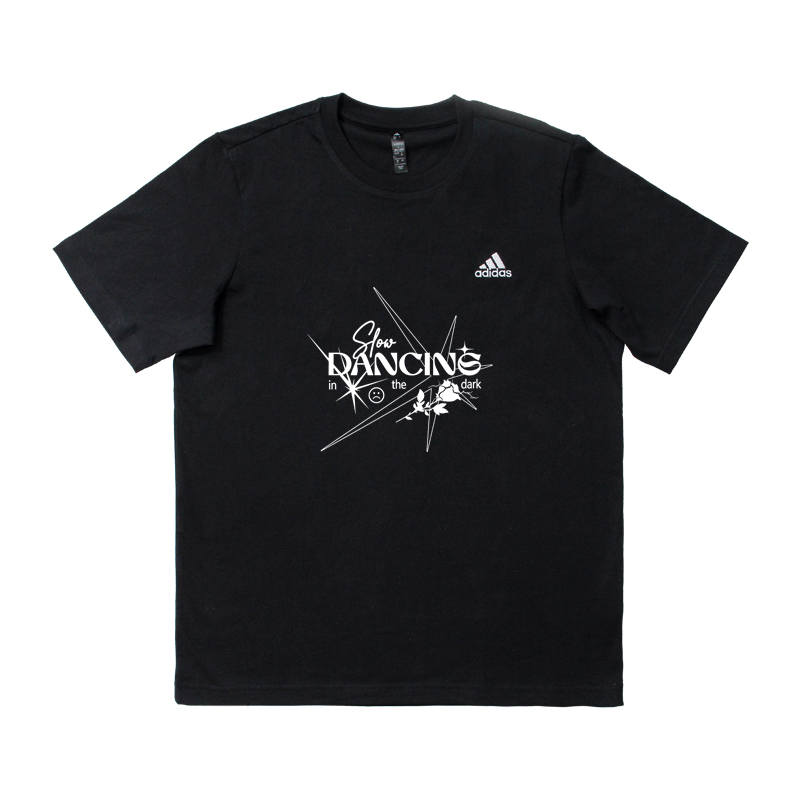 Adidas Adidas MUST HAVES T Shirts Men's Black Crew Neck Moderate