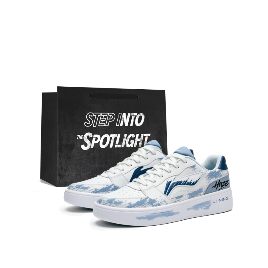 Li-Ning Li Ning Sycee Skateboard Shoes Men's Low Top White, Blue, Black