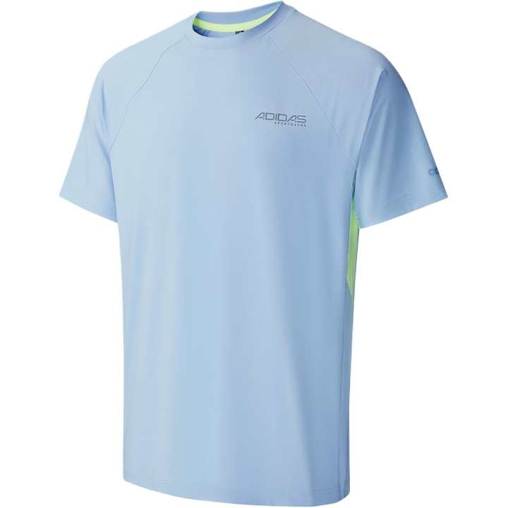 Adidas Adidas T Shirts Men's Blue Crew Neck Moderate
