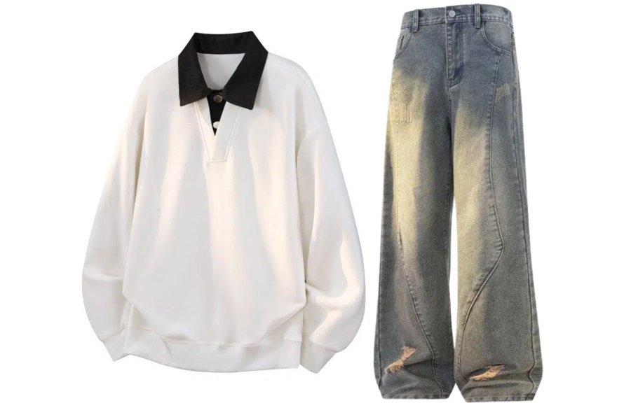 GWAF Casual Sportswear Unisex Lapel Moderate