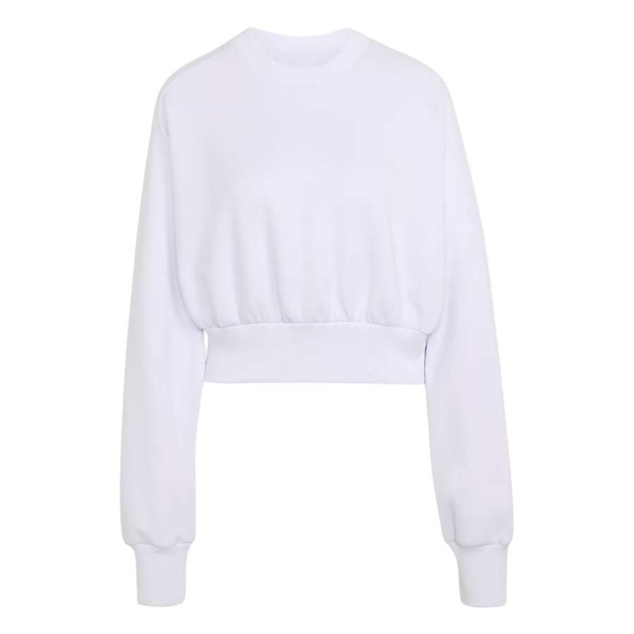 Adidas Adidas Sportswear Sweatshirts Women's Frozen Purple Crew Neck Moderate