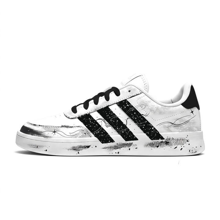 Adidas Adidas DISNEY BREAKNET 2.0 Skateboard Shoes Unisex Low Top Black, White+