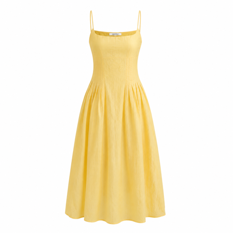 Qiuerle Slip Dresses Women's Moderate Long Skirt