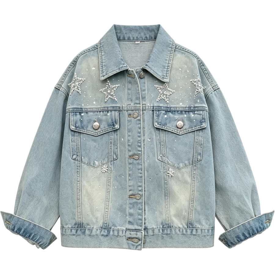 Disney Disney Kids Jackets Lapel Moderate Non Stretch