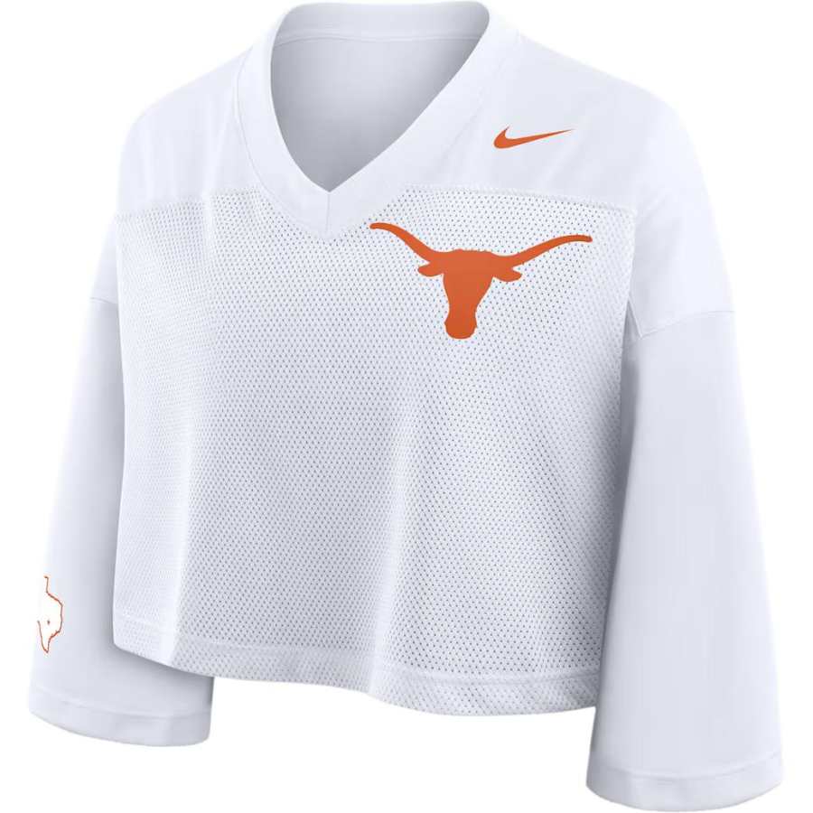 Nike Nike Texas Jersey Women's Nike Dri-FIT College Cropped Top