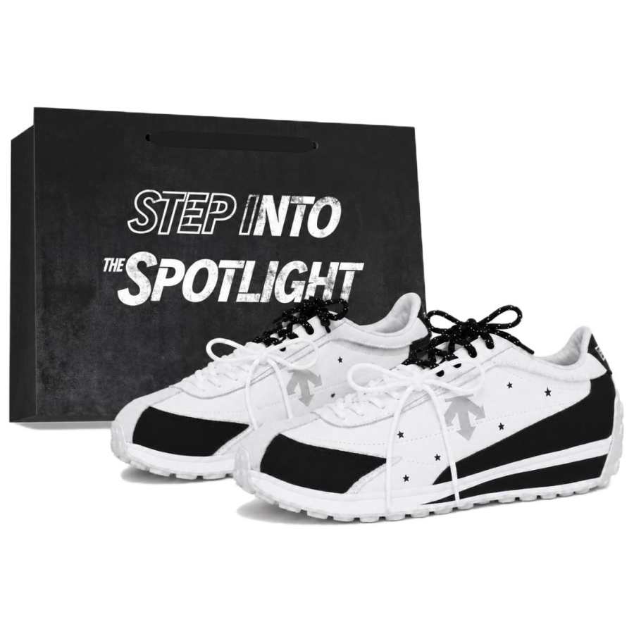 DESCENTE Cron Racer Skateboard Shoes Unisex Low Top Black