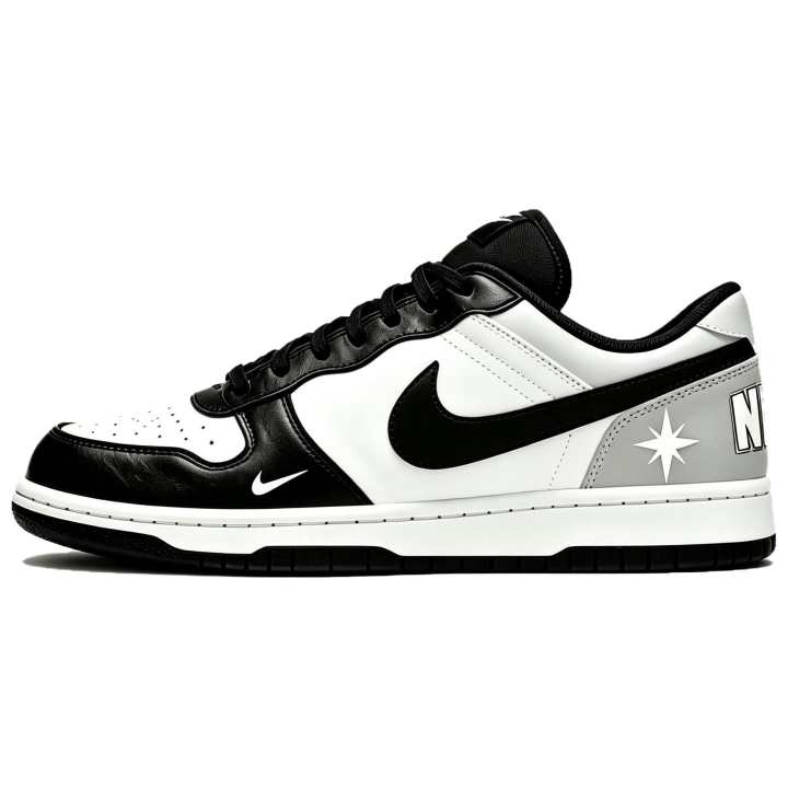 Nike Nike Big Skateboard Shoes Men's Low Top Black, Gray, White