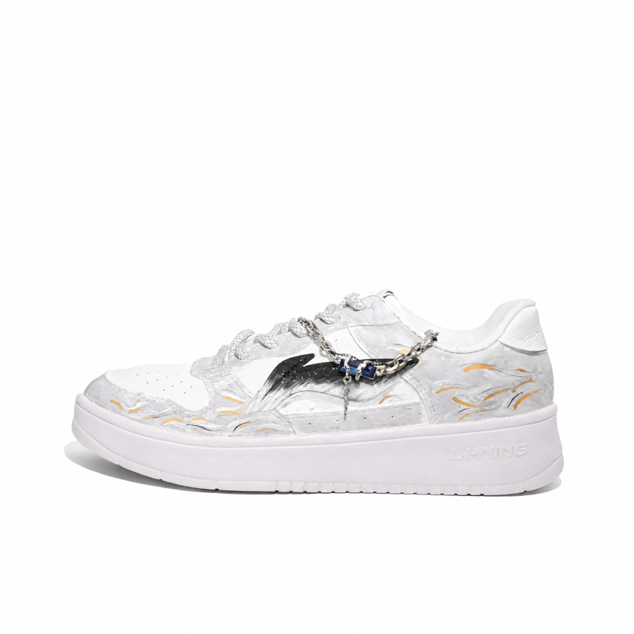 Li-Ning Li Ning Floating Boat Skateboard Shoes Men's Low Top Gray