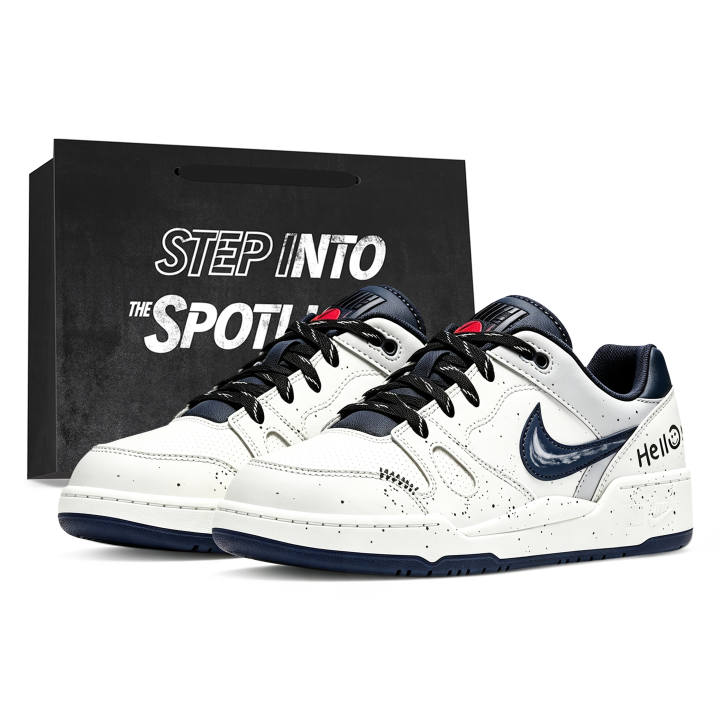 Nike Nike Full Force Skateboard Shoes Unisex Low Top Blue