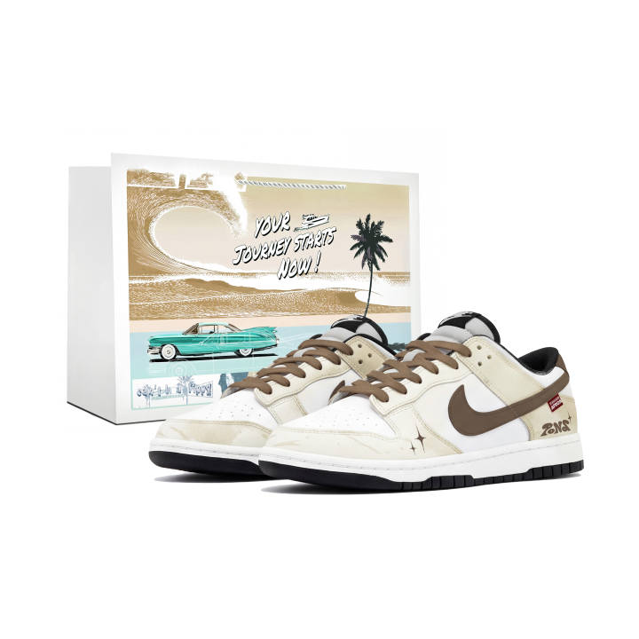 Nike Nike Dunk Skateboard Shoes Unisex Low Top Yellow