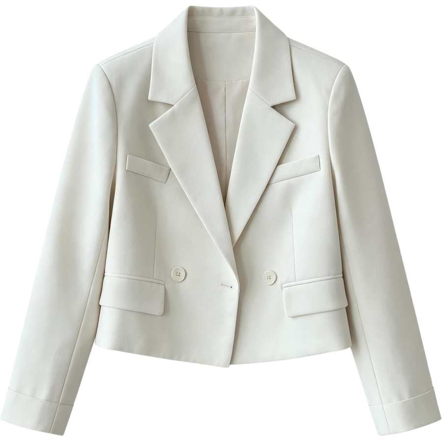 Sugarfunk Business Suits Women's Suit Collar Moderate Straight Fit