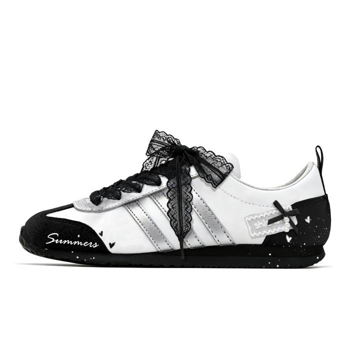 Adidas Adidas VS JOG 2.0 German Army Trainers Women's Low Top Black