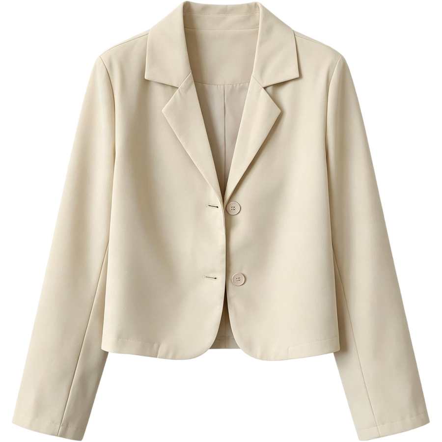 Sugarfunk Business Suits Women's Suit Collar Thin Straight Fit