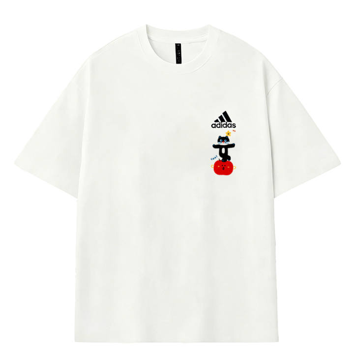 Adidas Adidas MUST HAVES T Shirts Men's White Crew Neck Moderate
