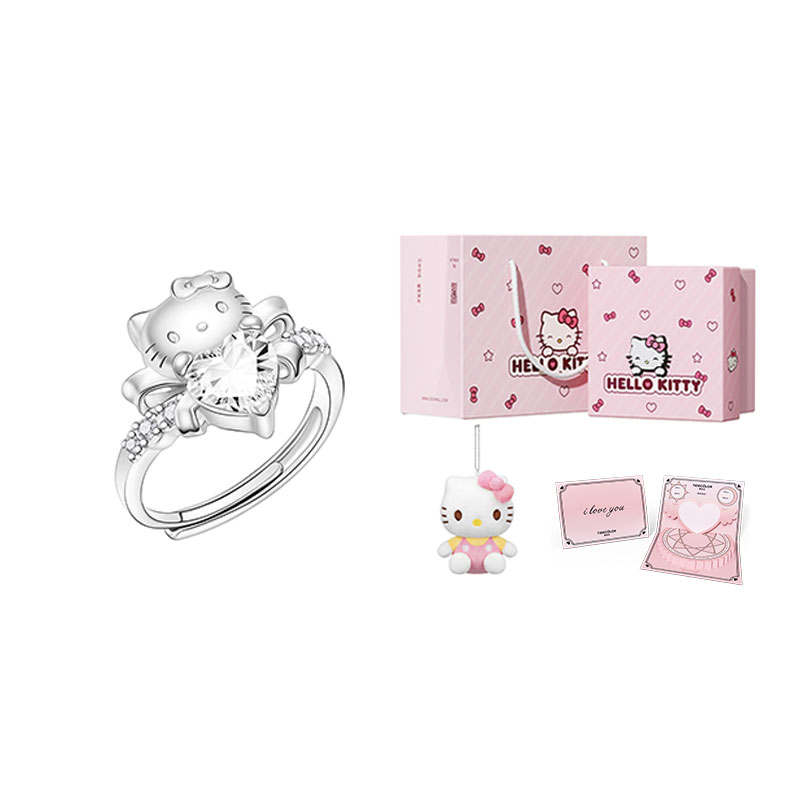 Sanrio Sanrio Hello Kitty Artificial Gemstone Rings Women's
