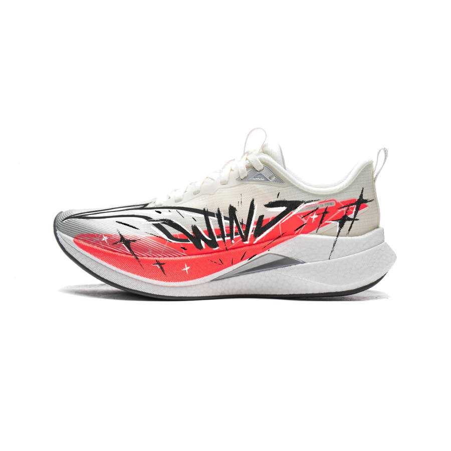 Li-Ning Li Ning Running Shoes Unisex Low Top White Red Black