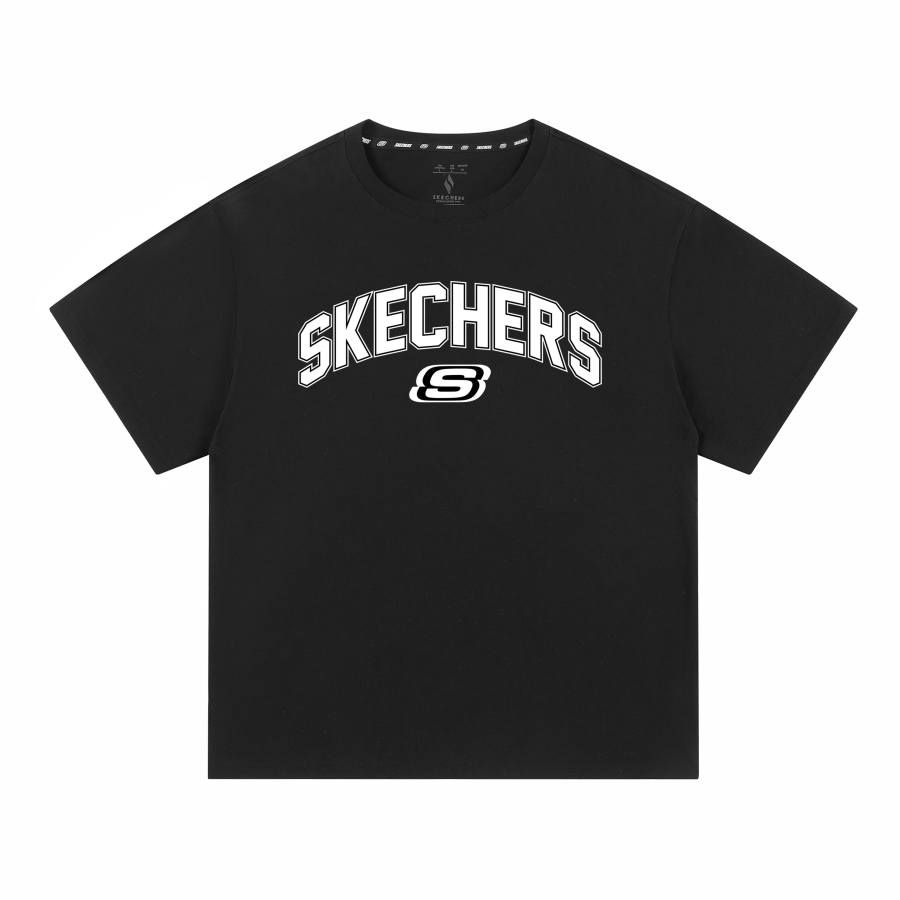 Skechers T Shirts Unisex Crew Neck Moderate Straight Fit