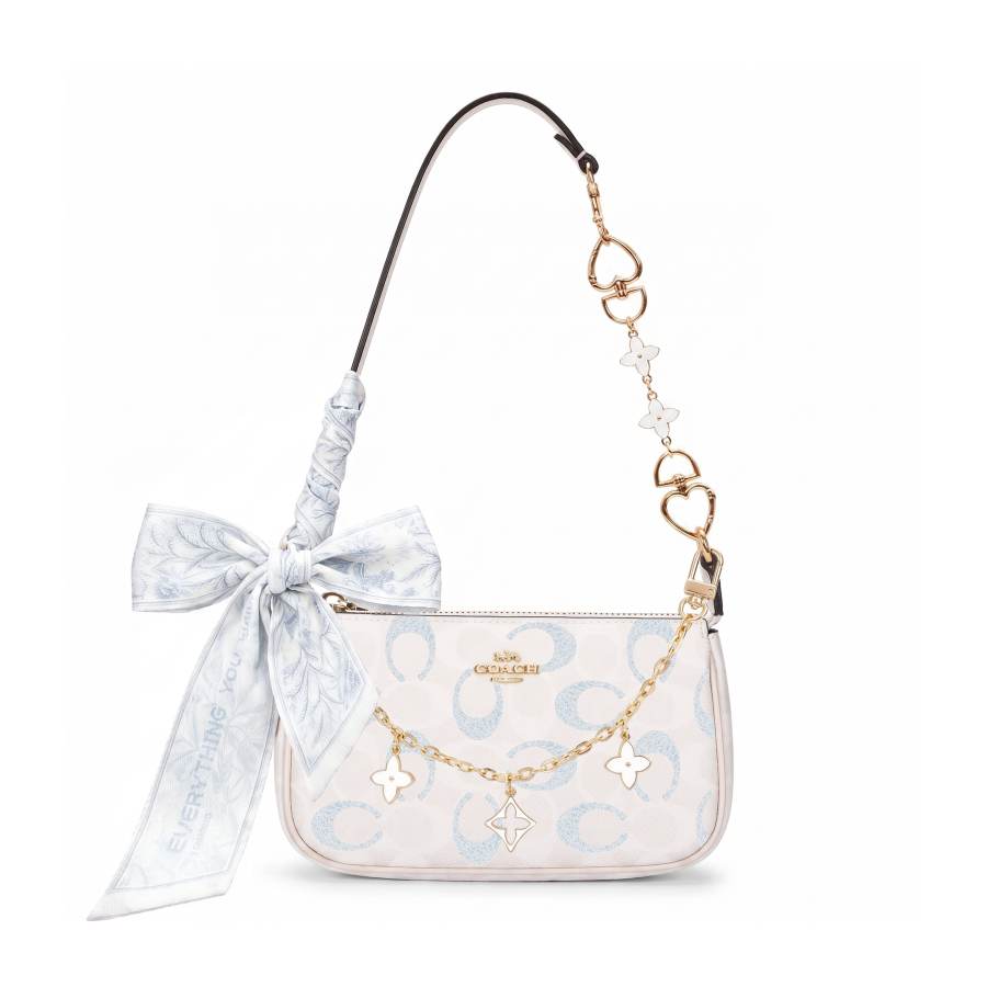 COACH Nolita Shoulder Bags Star Wish Light Blue