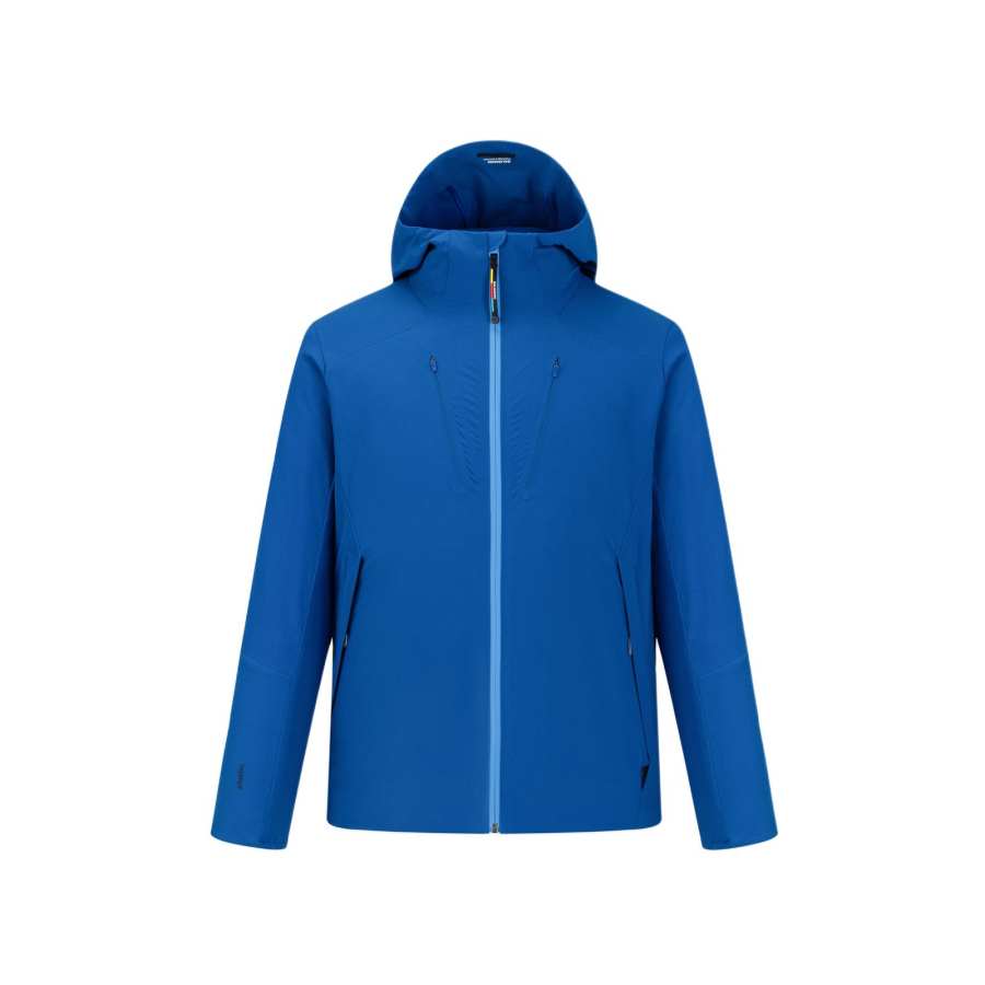 SALOMON Jackets Men's True Blue Hooded Non Detachable Moderate Straight Fit