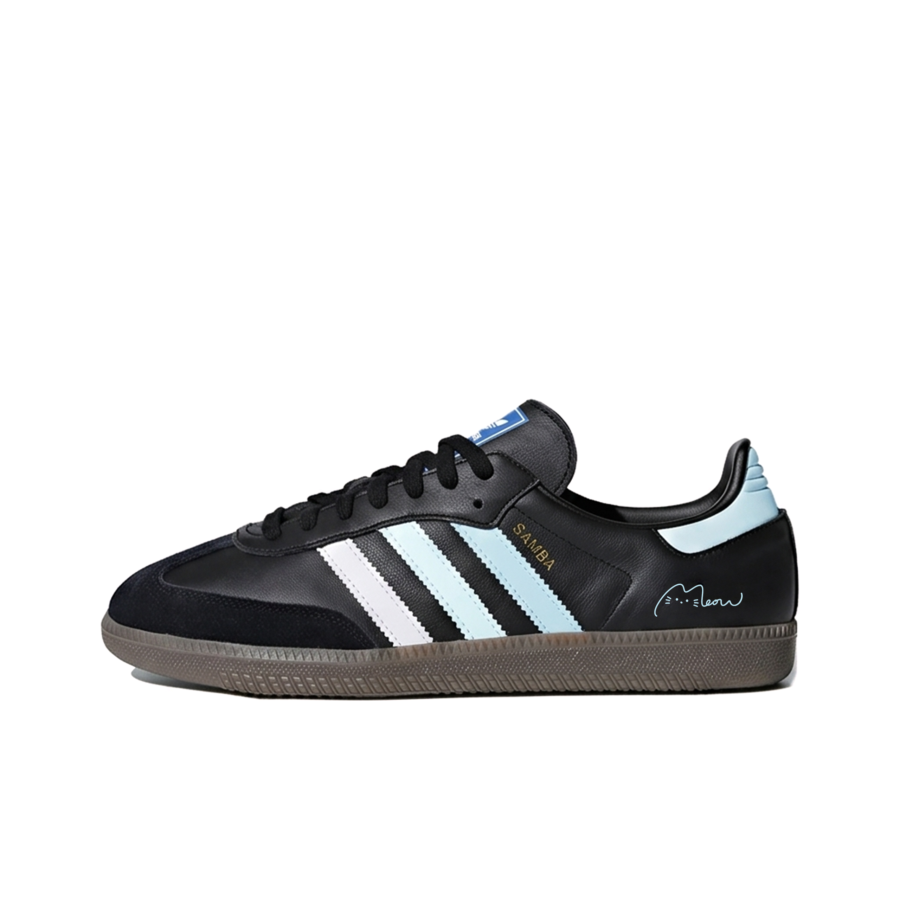Adidas Originals SAMBA OG German Army Trainers Unisex Low Top Blue