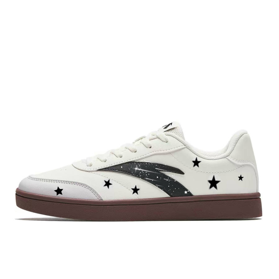 ANTA Active Skateboard Shoes Women's Low Top Black/White