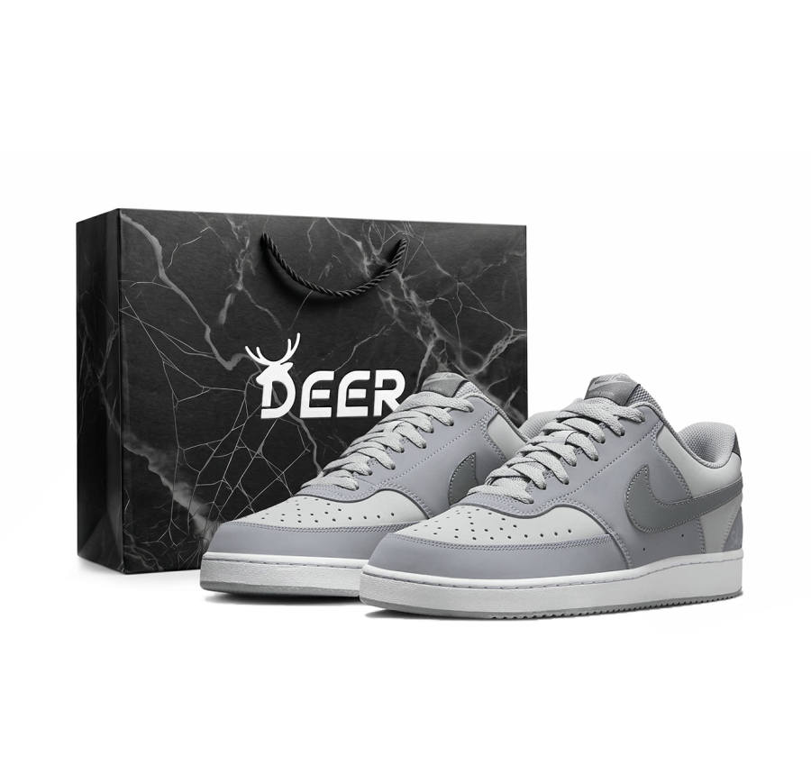 Nike Nike Court Vision Skateboard Shoes Unisex Low Top Black/White/Gray
