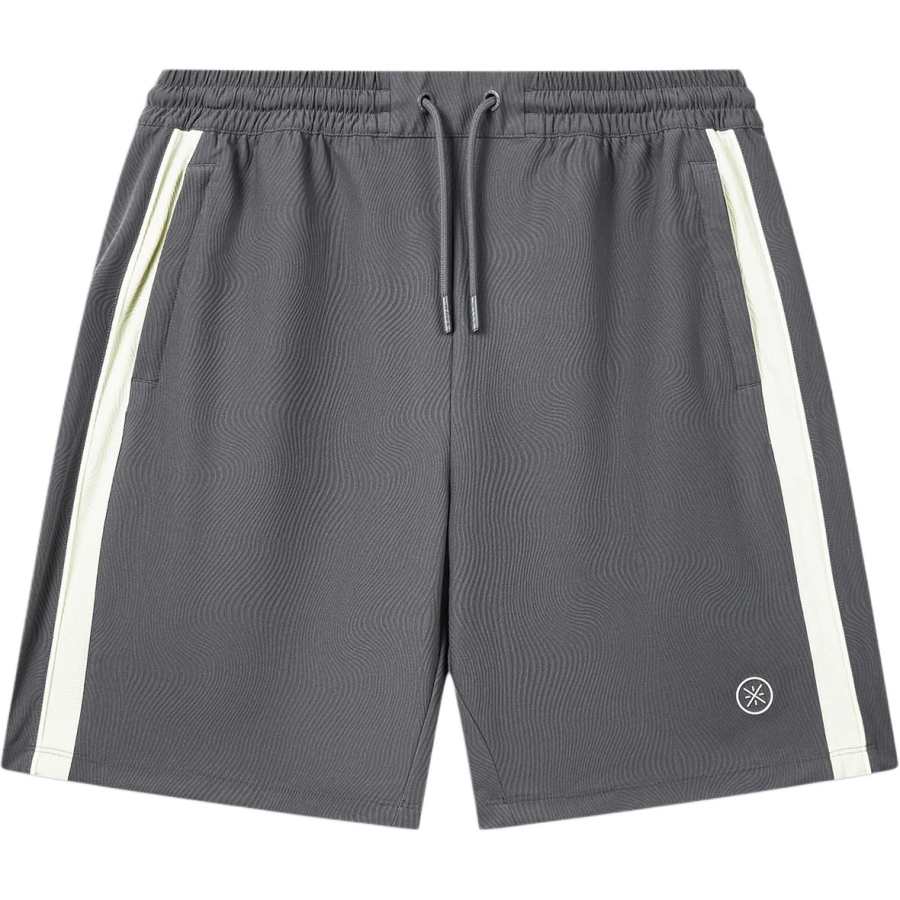 Li-Ning Li Ning Sports Shorts Men's Meteorite Gray/White Birch Gray Moderate Straight Fit Pants