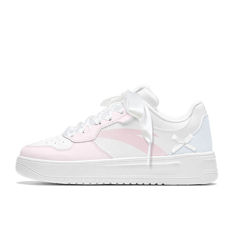 ANTA Easy Skateboard Shoes Women's Low Top White