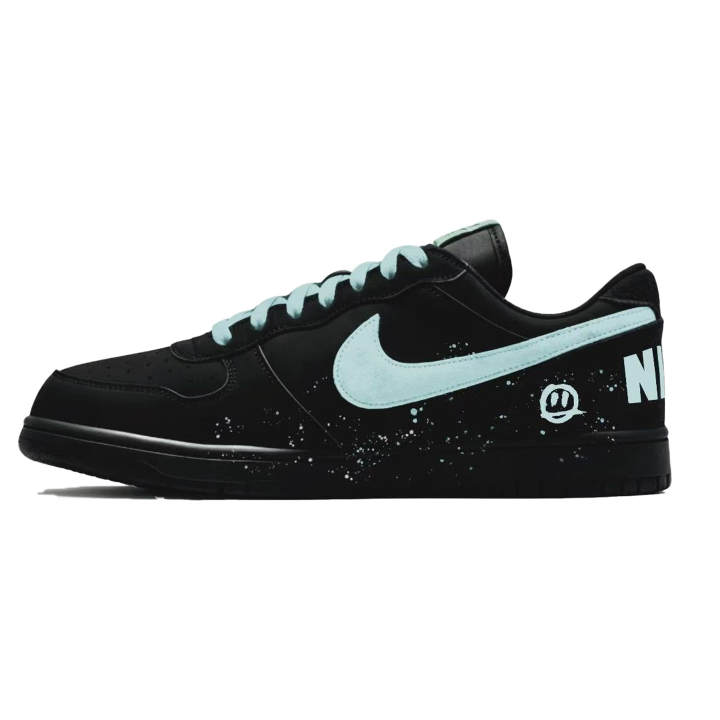Nike Nike Big Skateboard Shoes Men's Low Top Black
