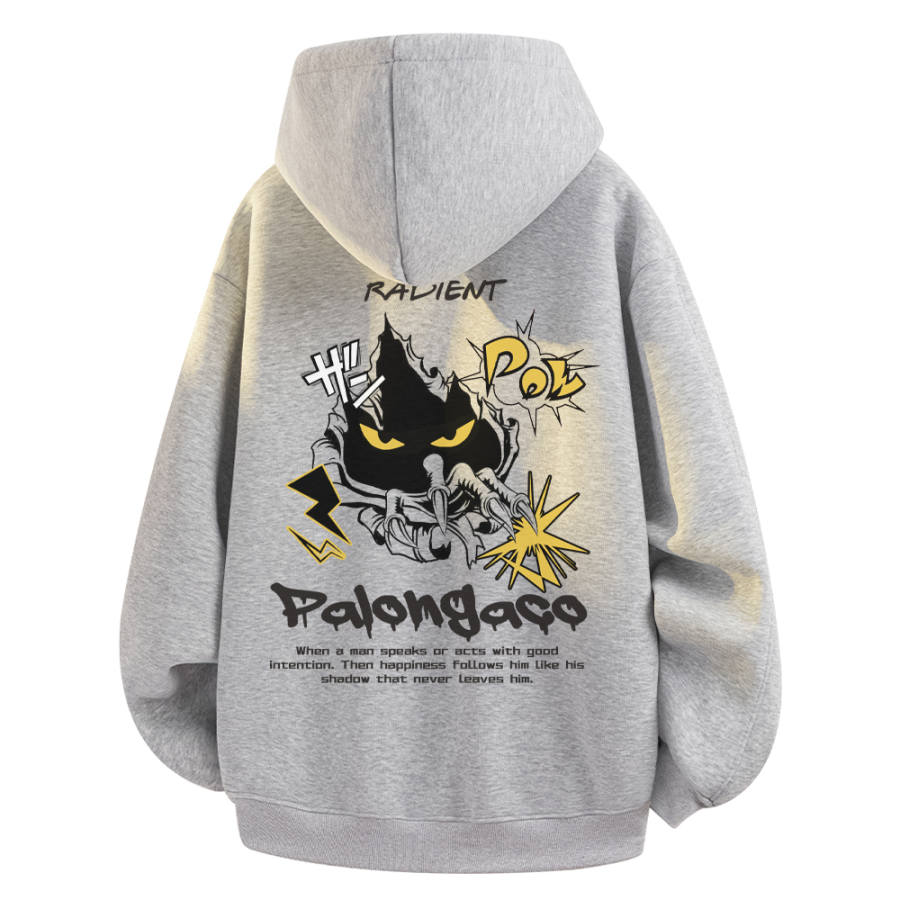 PAL ONGACO Sweatshirts Unisex Hooded Non Detachable Moderate Straight Fit