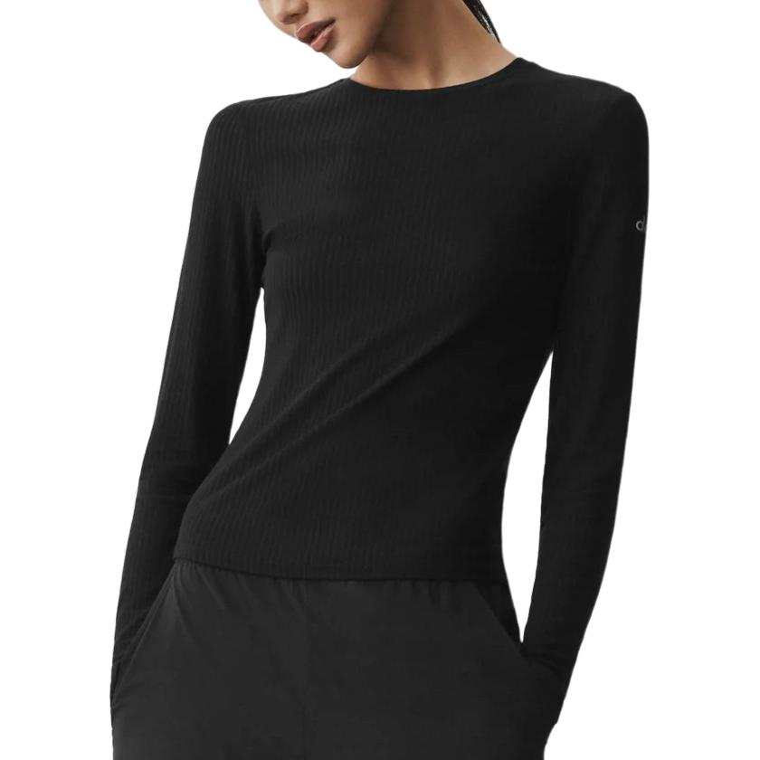Alo Yoga T Shirts Women's Crew Neck Moderate Nipped In Waist