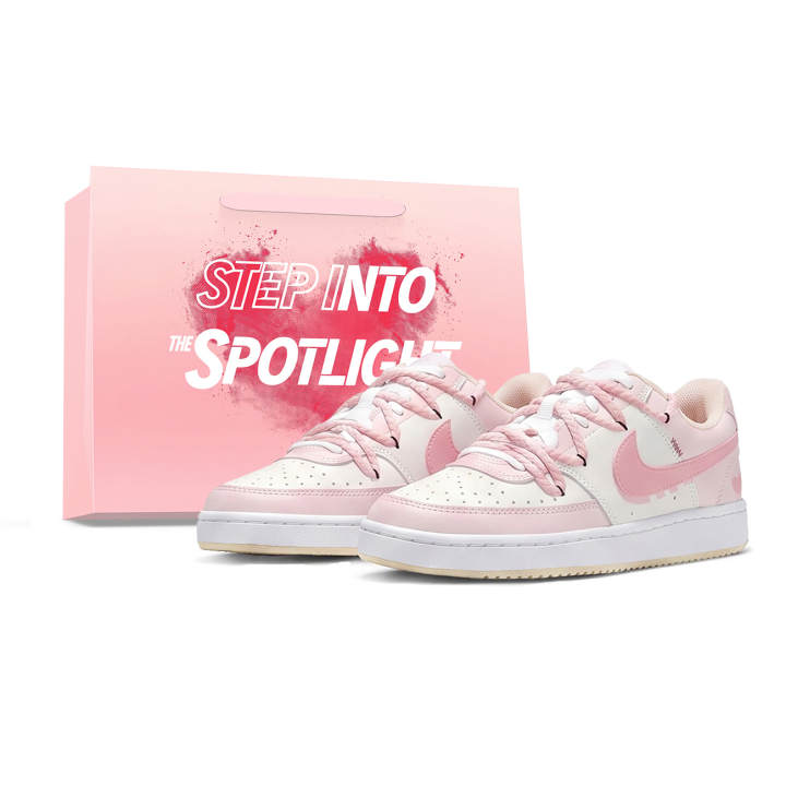 Nike Nike Court Vision Skateboard Shoes Unisex Low Top F Pink