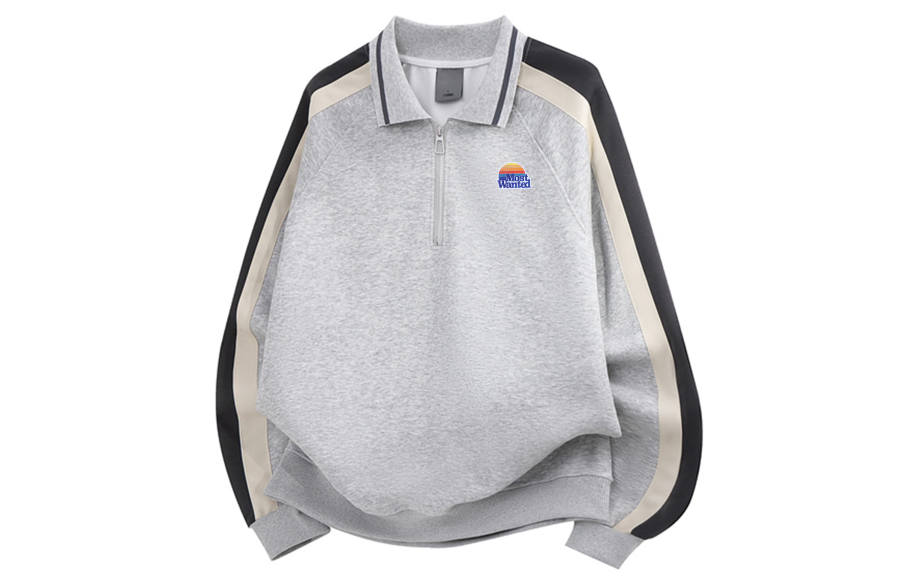MostwantedLab Sweatshirts Unisex Polo Collar Moderate Other