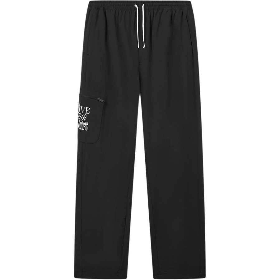 Li-Ning Li Ning Basketball Collection Casual Pants Men's Black Moderate Straight Fit Pants
