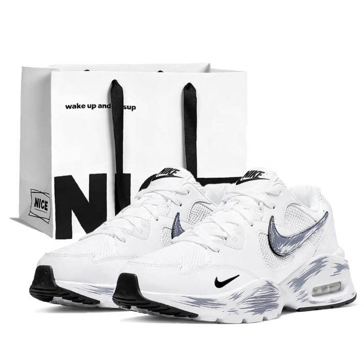 Nike Nike Air Max Fusion Running Shoes Women's Low Top Gray White