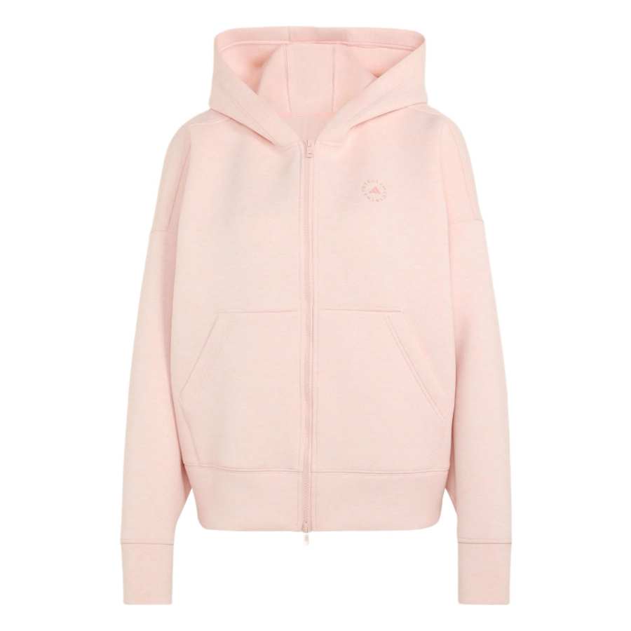 Adidas Adidas X Stella McCartney Stella McCartney Jackets Women's Ice Crystal Pink Hooded Non Detachable Moderate