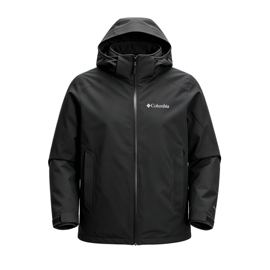 Columbia Windbreaker Jackets Men's Hooded Detachable Moderate